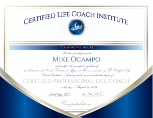 Certified Professional Life Coach - Mindful Momentum Coaching LLC - Mike Ocampo